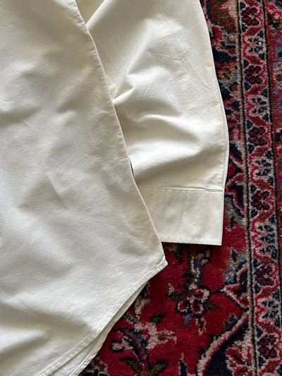 00's Stussy Embroidered Logo Heavy Cotton Long Sleeve Shirt (L)