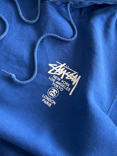 Stussy Script Heavyweight Pullover Hoodie (L)