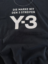 Adidas Y-3 Yohji Yamamoto Stacked Logo T Shirt (M)