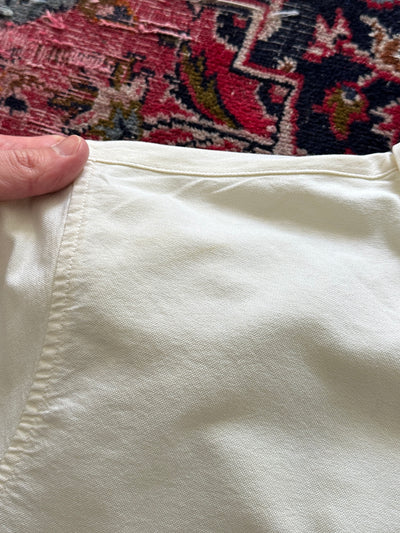 00's Stussy Embroidered Logo Heavy Cotton Long Sleeve Shirt (L)