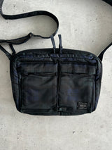 Porter Yoshida & Co Nylon Tartan Tanker Shoulder Bag (One Size)