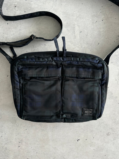 Porter Yoshida & Co Nylon Tartan Tanker Shoulder Bag (One Size)