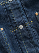 00's Evisu Maniacs Gull Wing selvedge Denim heavyweight Jacket (M)