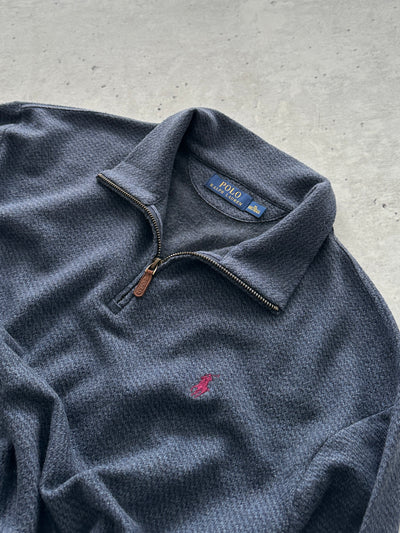 Ralph Lauren Fleece Lined 1/4 Zip Pullover Jumper (XL)