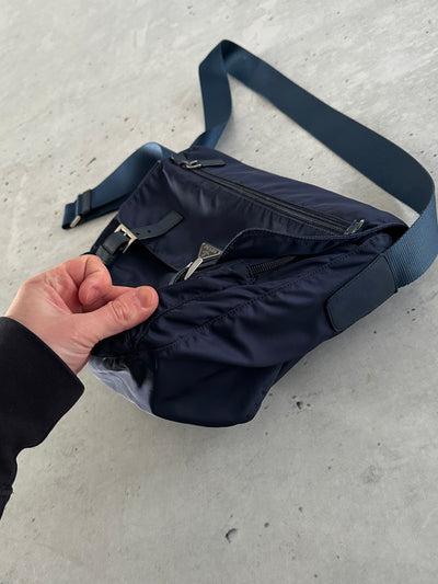 Prada Nylon Satchel / Messenger Bag (One Size)