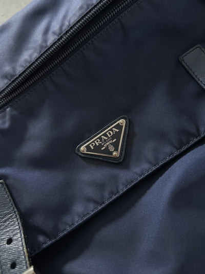 Prada Nylon Satchel / Messenger Bag (One Size)