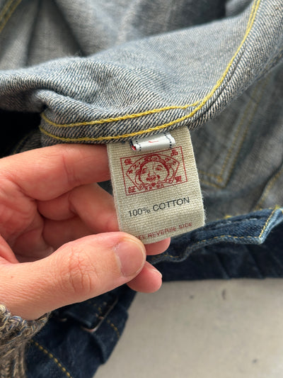 00's Evisu Maniacs Gull Wing selvedge Denim heavyweight Jacket (M)