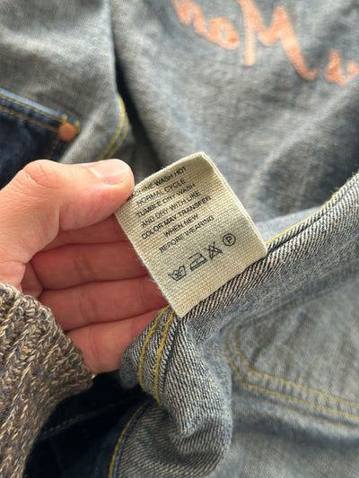 00's Evisu Maniacs Gull Wing selvedge Denim heavyweight Jacket (M)
