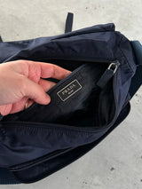Prada Nylon Satchel / Messenger Bag (One Size)