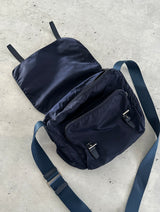 Prada Nylon Satchel / Messenger Bag (One Size)