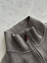 Ralph Lauren Ribbed 1/4 Zip Pullover Jumper (M)