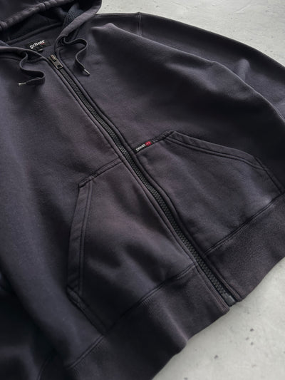 Vintage Schott NYC Heavyweight Zip Up Hoodie (S)