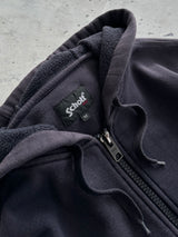 Vintage Schott NYC Heavyweight Zip Up Hoodie (S)