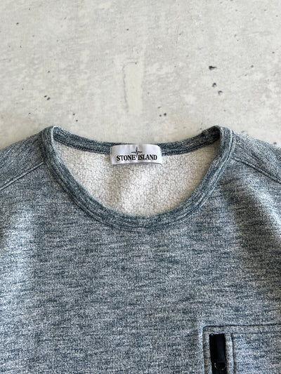 AW/18 Stone Island Speckled Heavyweight Sweatshirt (XL)
