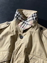 00's Burberry Nova Check Trench Coat / Mac (XL)