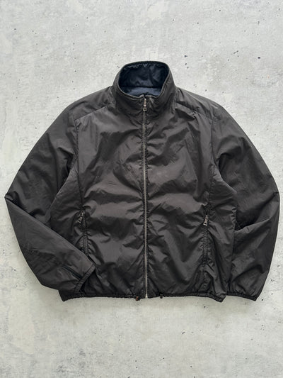 00's Prada sport Nylon Reversible Zip Up Jacket (L)