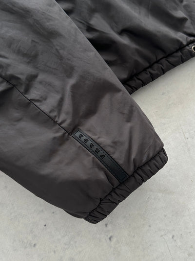 00's Prada sport Nylon Reversible Zip Up Jacket (L)