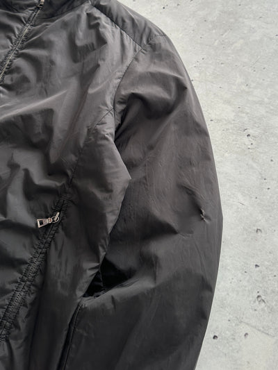 00's Prada sport Nylon Reversible Zip Up Jacket (L)