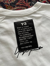 Y-3 Yohji Yamamoto Adidas Heavyweight T Shirt (L)