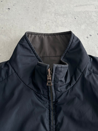 00's Prada sport Nylon Reversible Zip Up Jacket (L)