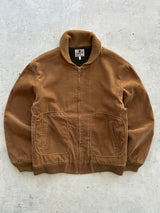 90's BAPE Busy Works rare Fleece Lined Corduroy Jacket (XL)