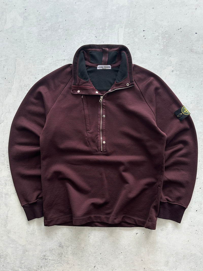 AW/10 Stone Island Fleece Lined 1/4 Zip Jumper (L)