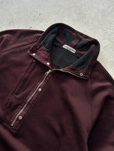 AW/10 Stone Island Fleece Lined 1/4 Zip Jumper (L)
