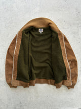 90's BAPE Busy Works rare Fleece Lined Corduroy Jacket (XL)