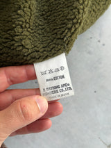 90's BAPE Busy Works rare Fleece Lined Corduroy Jacket (XL)