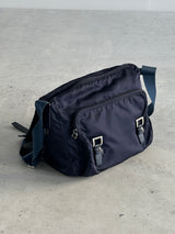 Prada Nylon Satchel / Messenger Bag (One Size)