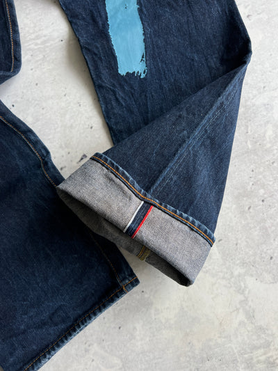 Evisu diacock Japanese Selvedge Denim Jeans (W33 x L34)