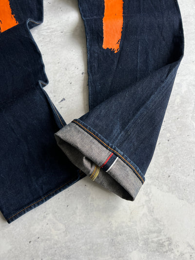 Evisu diacock Japanese Selvedge Denim Jeans (W34 x L34)