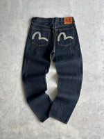 Evisu Gull Wing Japanese Selvedge Denim Jeans (W34 x L34)