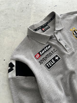 Juventus Lotto Long Sleeve Polo Shirt (XS)