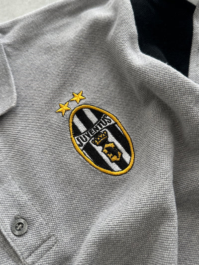 Juventus Lotto Long Sleeve Polo Shirt (XS)