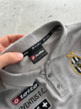 Juventus Lotto Long Sleeve Polo Shirt (XS)