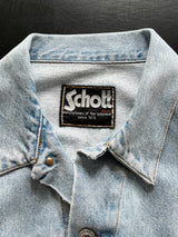 Vintage Schott light wash Denim Jacket (S)