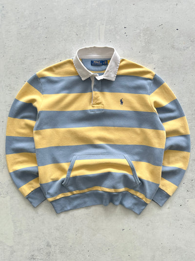 Sweat-shirt polaire rayé Ralph Lauren (L)