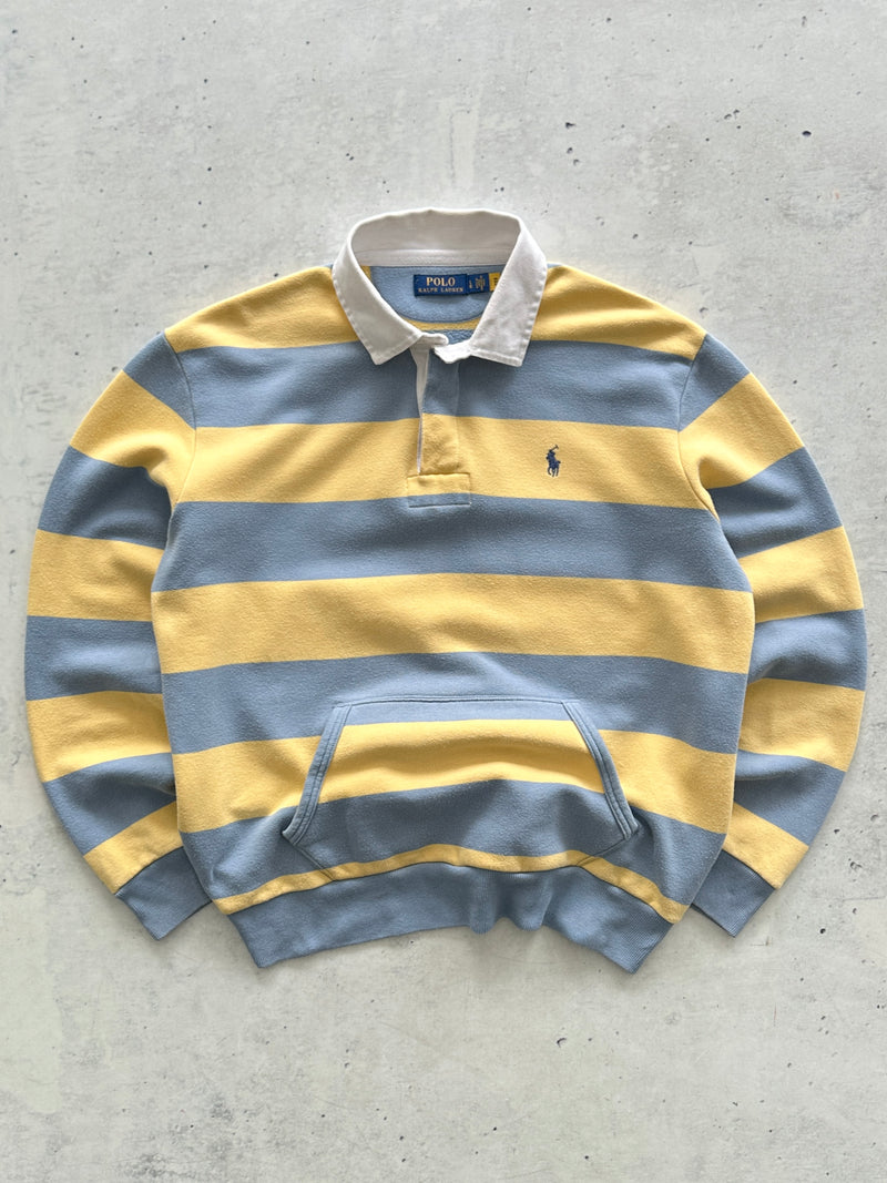 Sweat-shirt polaire rayé Ralph Lauren (L)