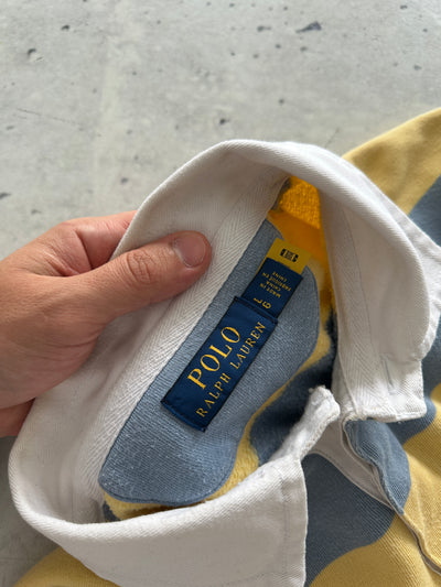 Sweat-shirt polaire rayé Ralph Lauren (L)