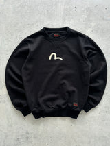 Sweat-shirt col rond épais Evisu Gull Wing (S)
