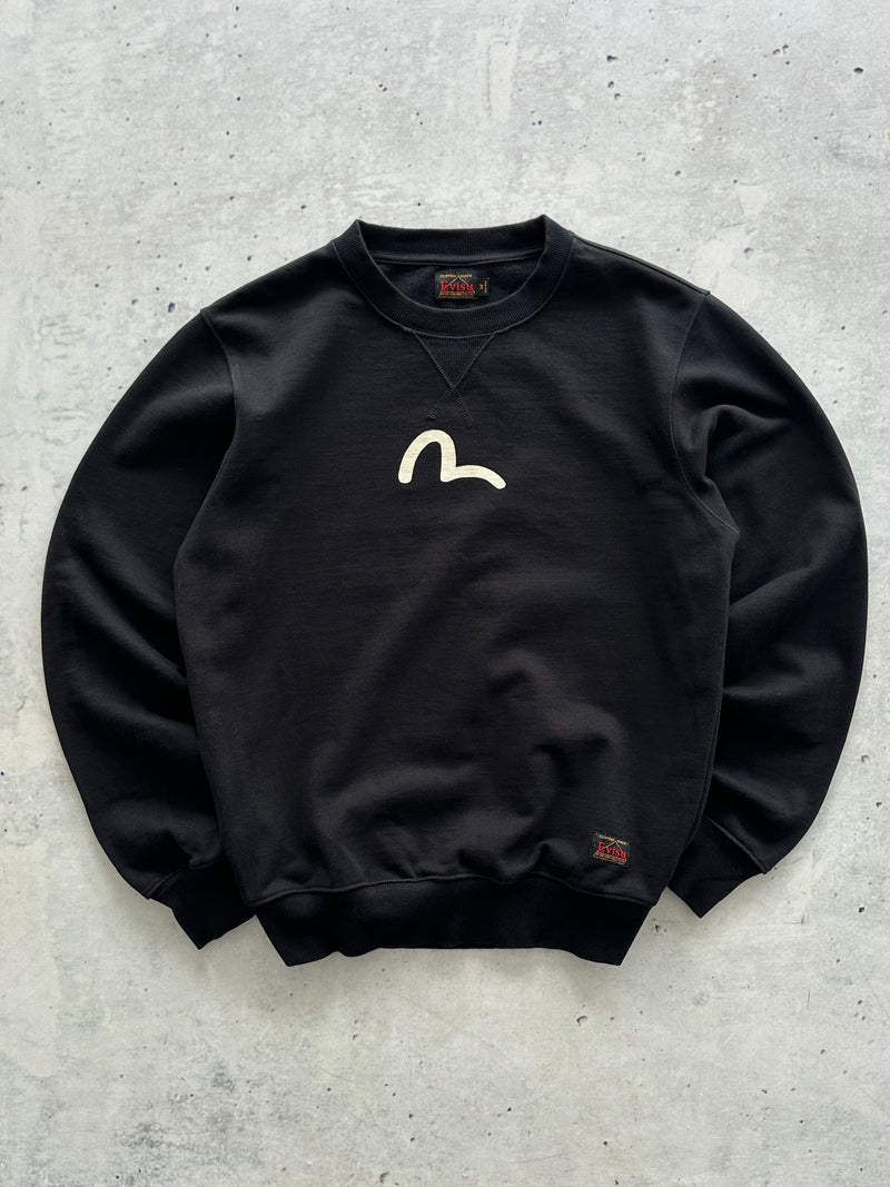 Sweat-shirt col rond épais Evisu Gull Wing (S)