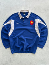 00's Nike France Heavyweight Rugby Shirt (XL)