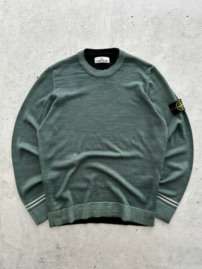 AW/20 Stone Island Wool Crewneck Knit Jumper (L)