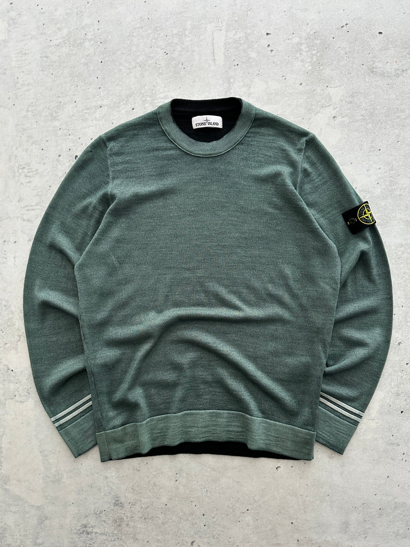 AW/20 Stone Island Wool Crewneck Knit Jumper (L)
