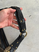 Vintage Just Cavalli leather snake skin print Bag (One Size)