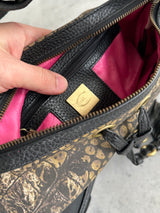 Vintage Just Cavalli leather snake skin print Bag (One Size)