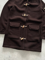 AW/08 Stone Island Denims Wool Chunky Knit Duffle Coat (XL)