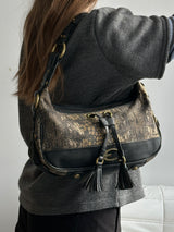 Vintage Just Cavalli leather snake skin print Bag (One Size)