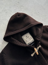 AW/08 Stone Island Denims Wool Chunky Knit Duffle Coat (XL)